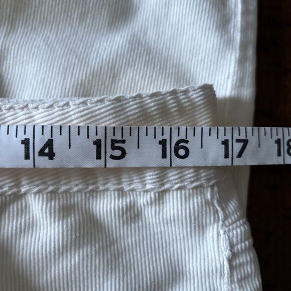 Talbots Off White Corduroy Pants Size 12 Heritage - Picture 5 of 8